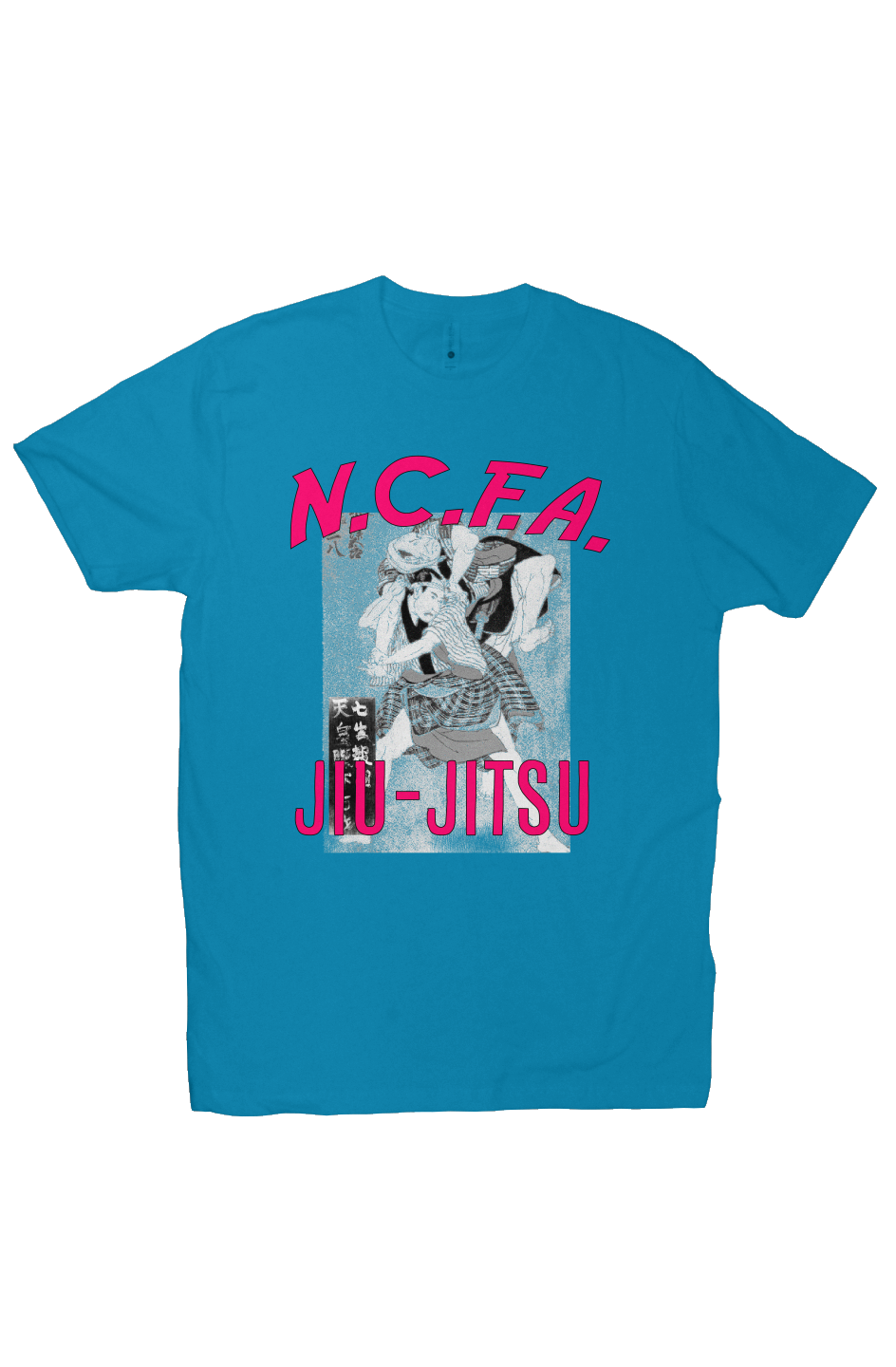 BJJ Samurai Transfer Pink