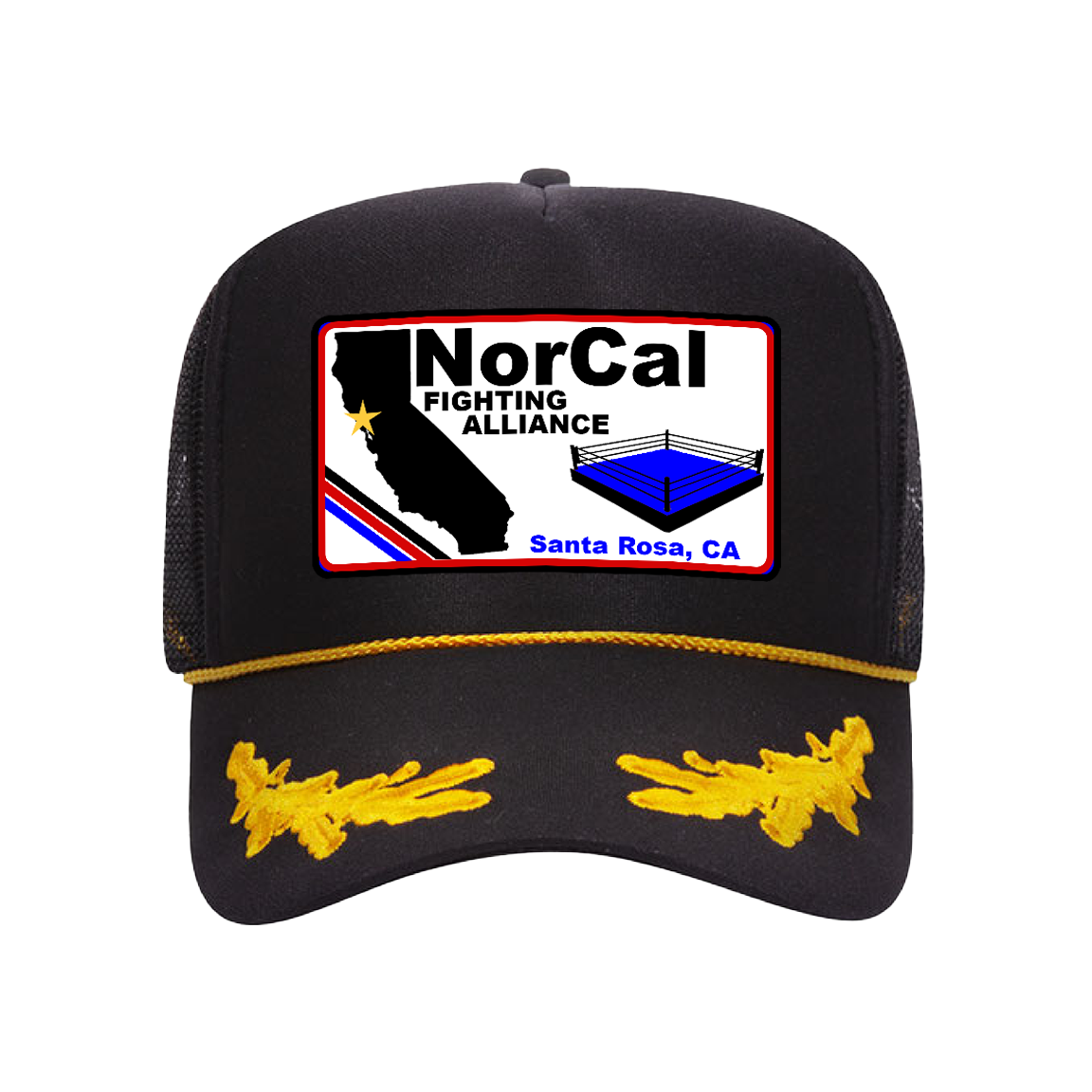 Gold Leaf Crown Trucker Hat