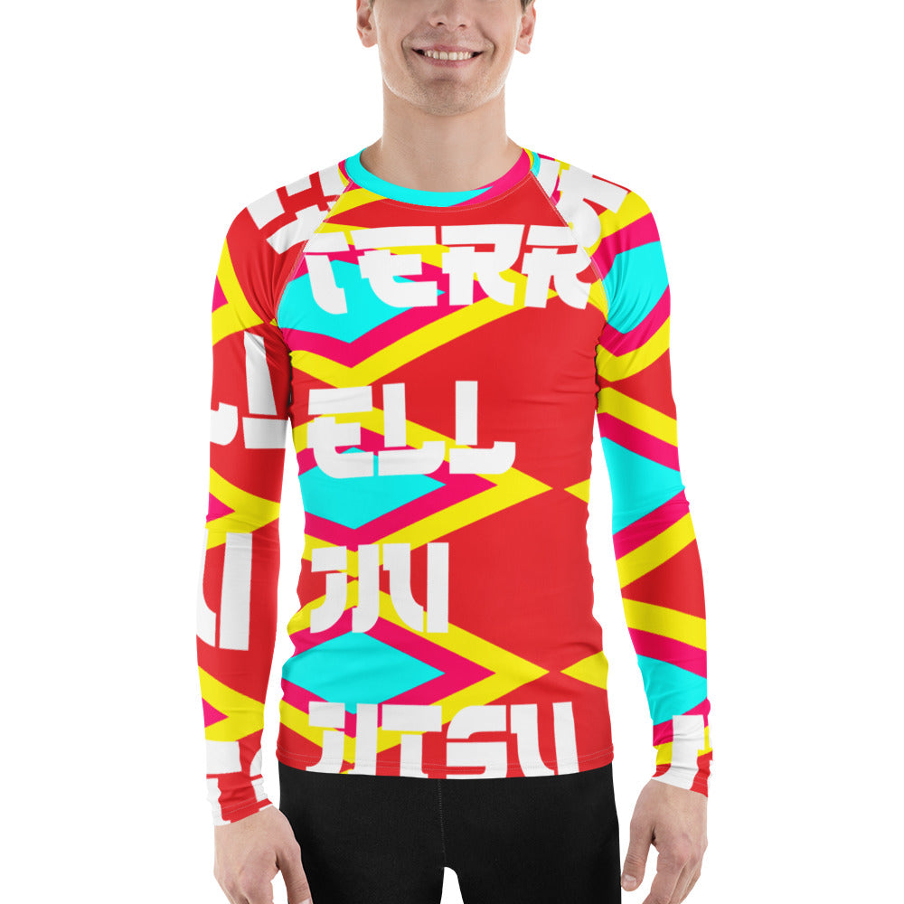 Terrell Red Diamond Rash Guard