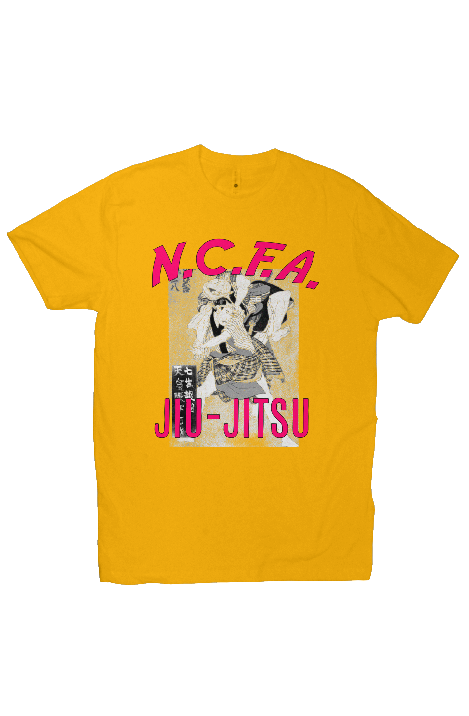 BJJ Samurai Transfer Pink