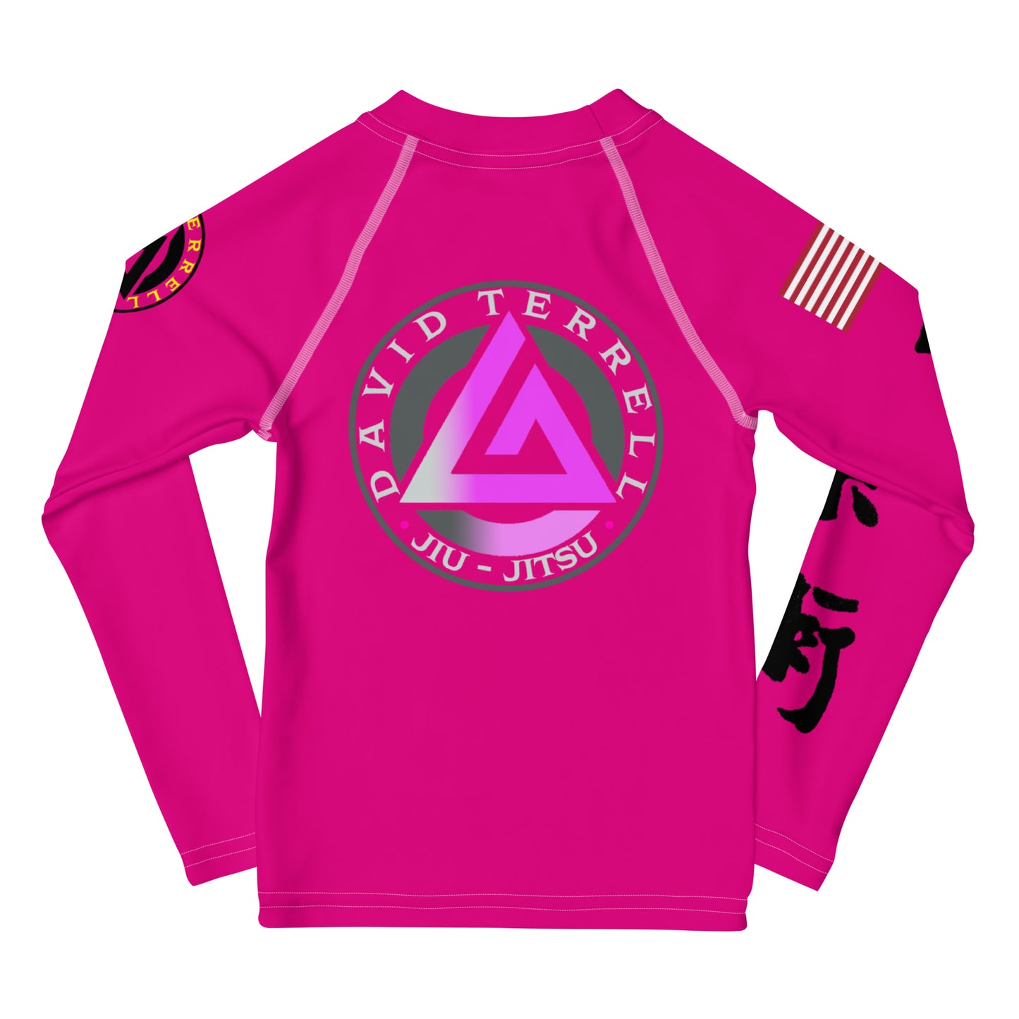 NCFA Chain Kids Rash Guard Pink