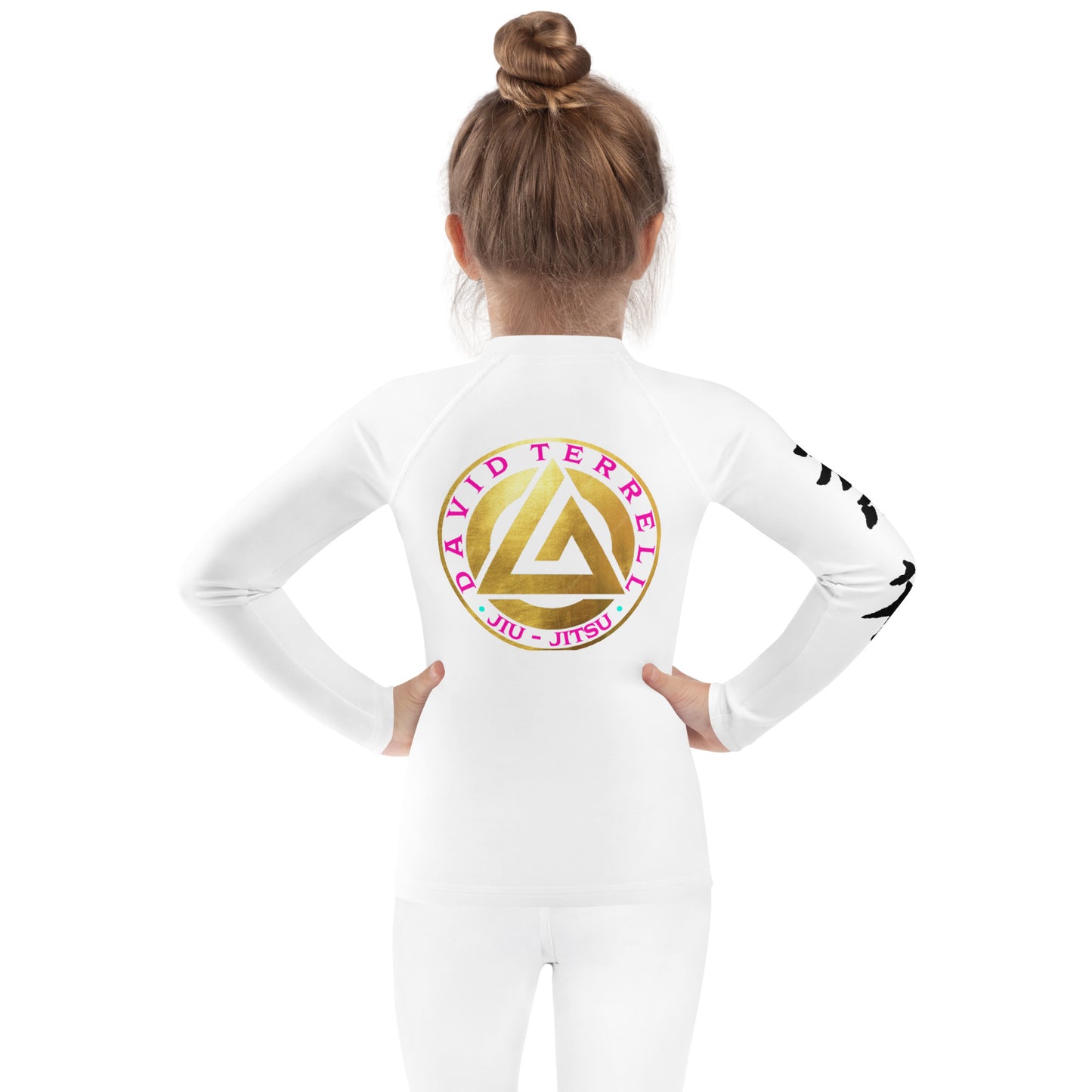 Kids Rash Guard White