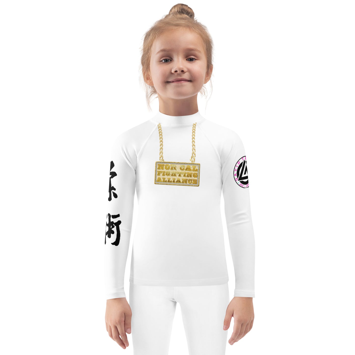 Kids Rash Guard White