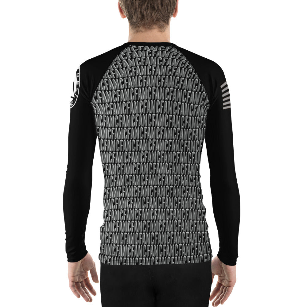 NCFA Rash Guard Black (Runs Big)