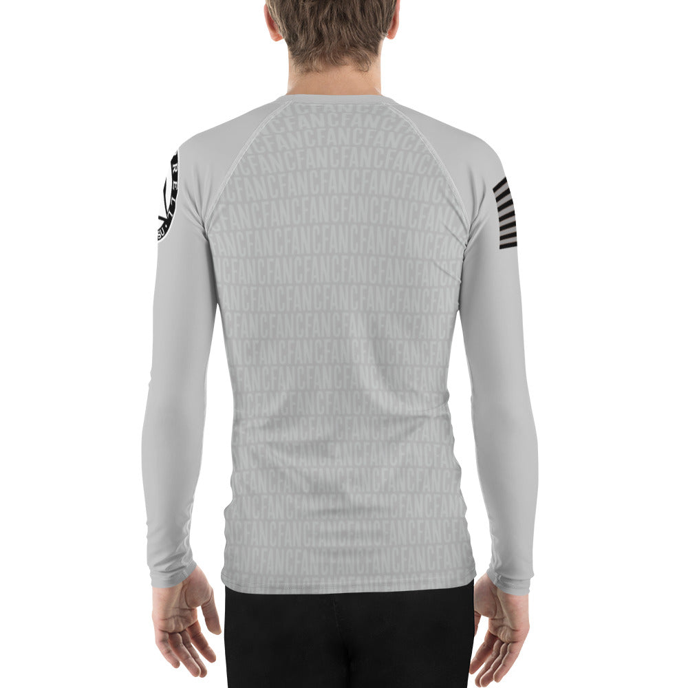 NCFA Rash Guard Silver (Runs Big)