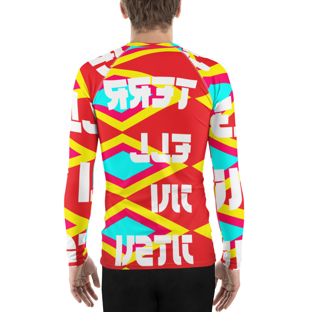 Terrell Red Diamond Rash Guard