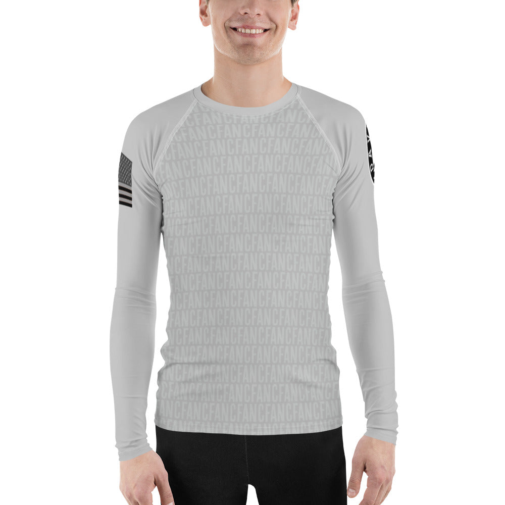 NCFA Rash Guard Silver (Runs Big)