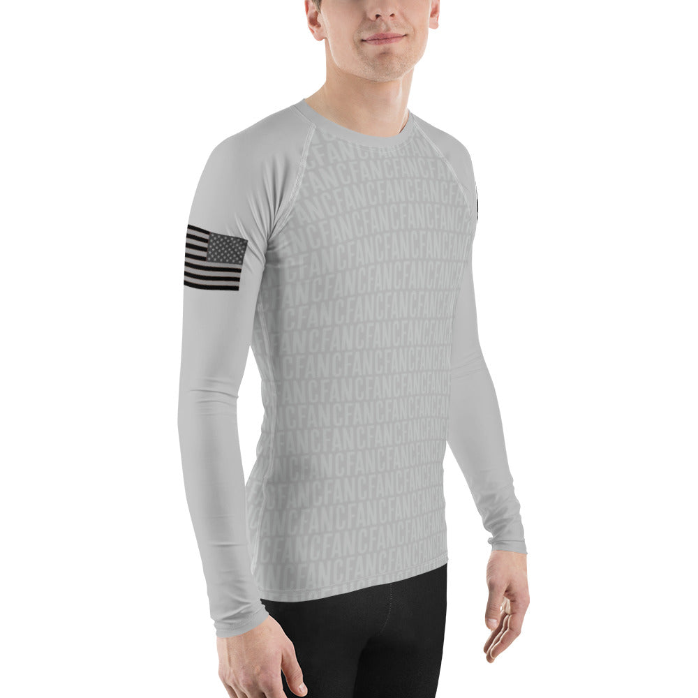 NCFA Rash Guard Silver (Runs Big)