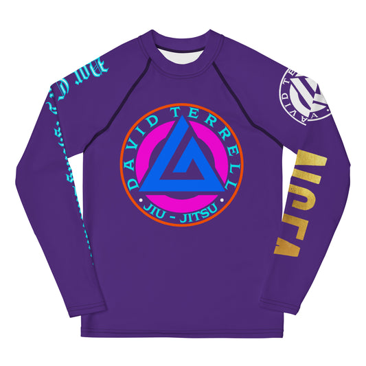 Youth Rash Guard Purple